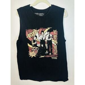 Vintage Melody The Classic Brand The Beatles Sleeveless Graphic Tee Medium Y2K